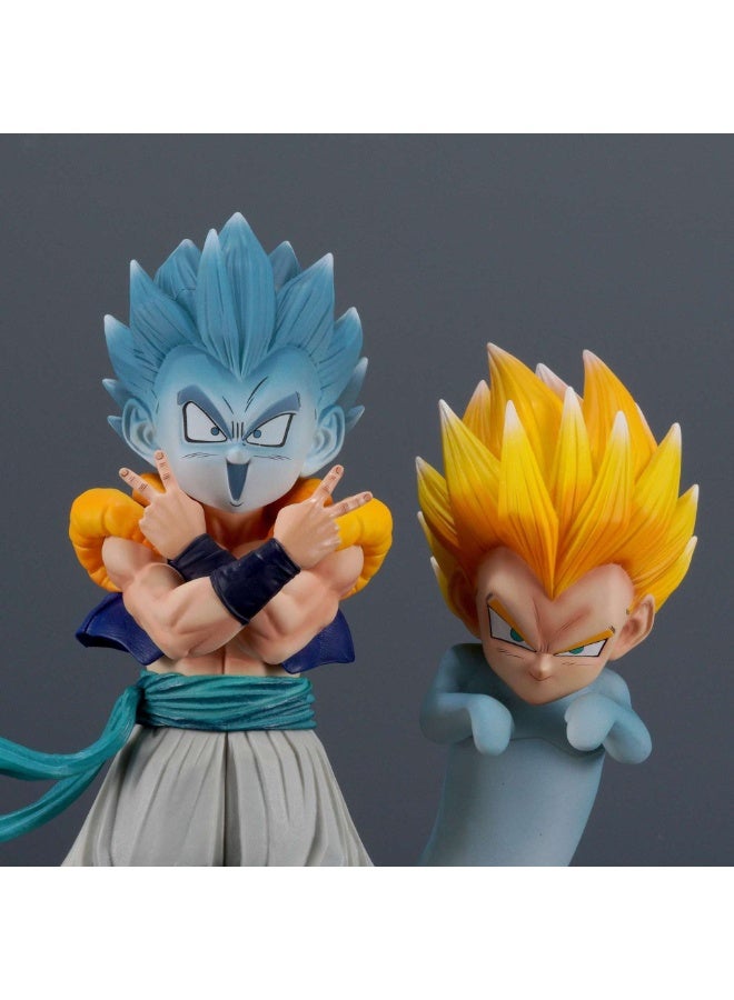 Dragon Ball,Gotenks Anime Figure,Dynamic Super Saiyan Pose, Desk Centerpiece and Energetic Birthday Gift 23cm - Image 2